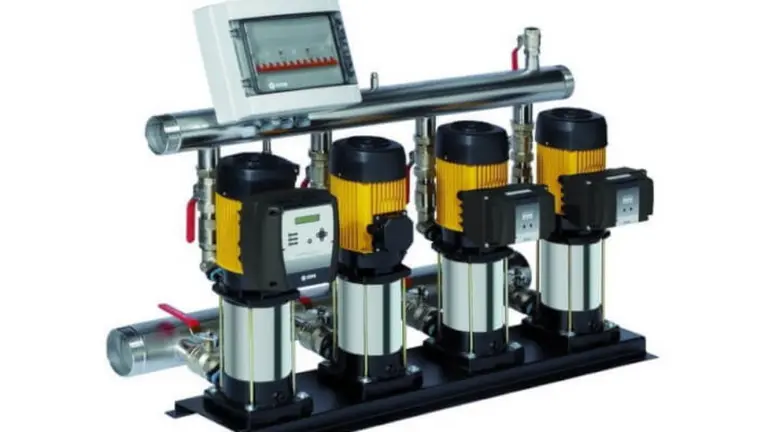 Grupo de presion de agua. Foto: espa.com